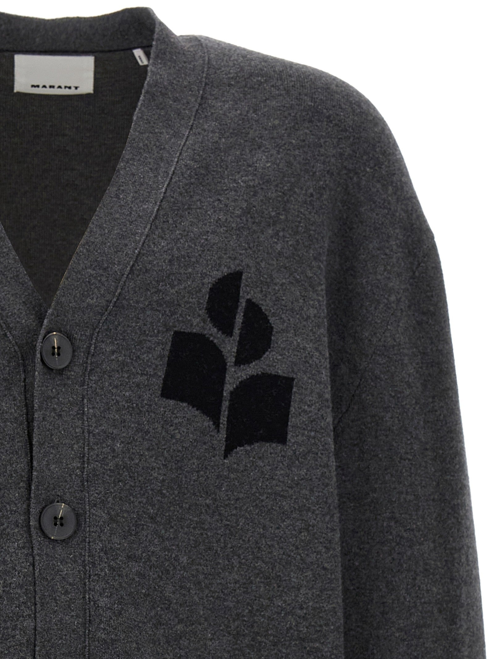 ISABEL MARANT Curtis Cardigan Grey