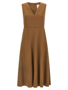 Max Mara Studio Curva Dress Brown