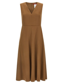 Max Mara Studio Curva Dress Brown
