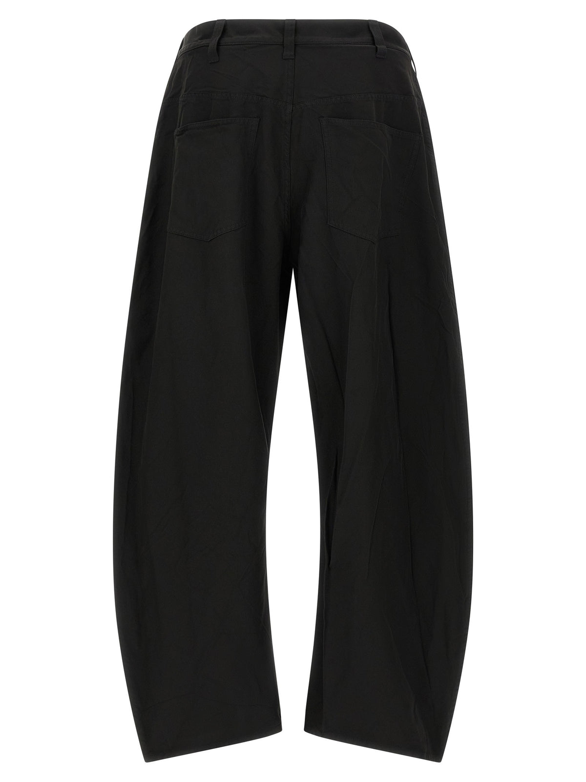 Comme Des Garҫons Homme Curved Leg Pants Black
