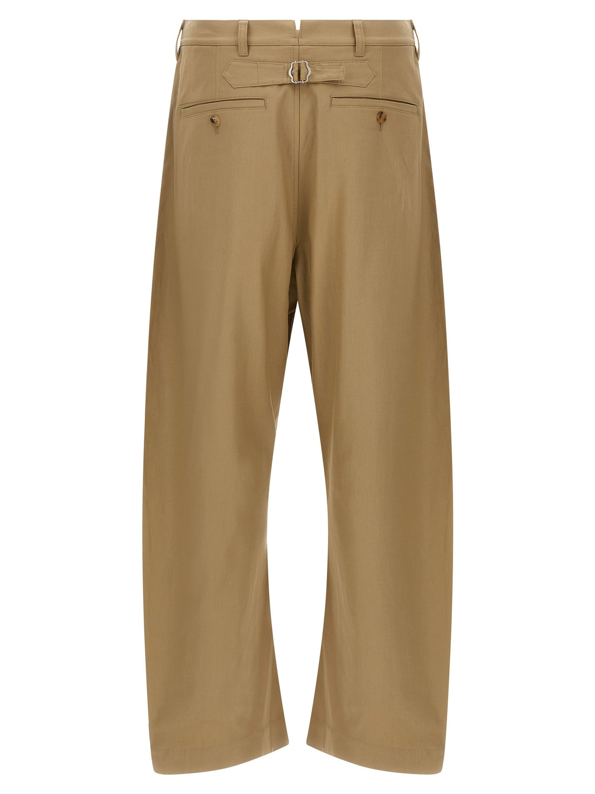 Comme Des Garҫons Homme Curved Leg Pants Beige, view 2