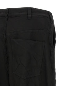 Comme Des Garҫons Homme Curved Leg Pants Black