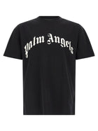 Palm Angels Curved Shirt White