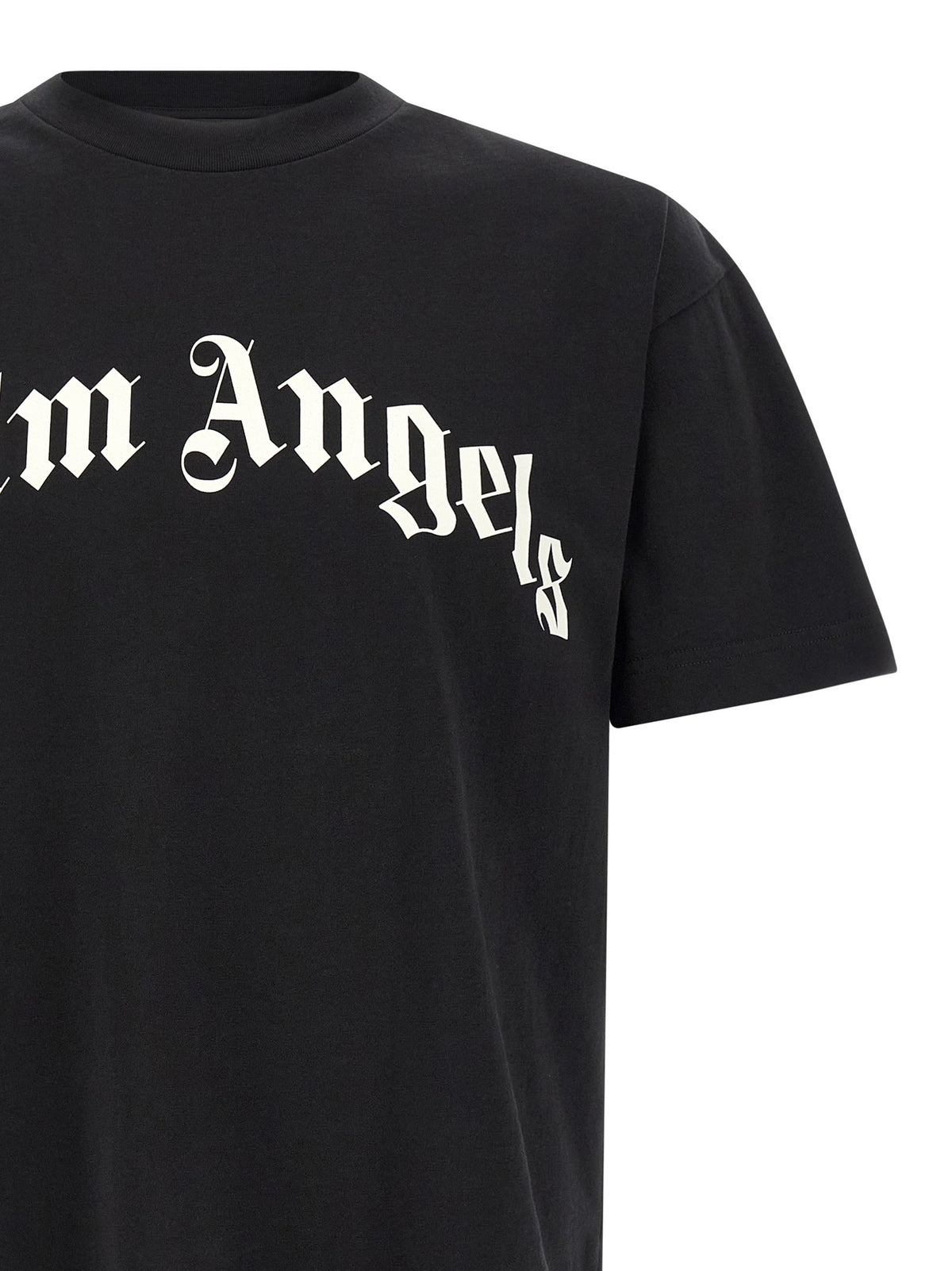 Palm Angels Curved Shirt White