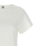 Toteme Curved Seam Shirt White, view 3