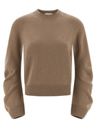 Nude Lucy Curved Sleeve Sweater Beige