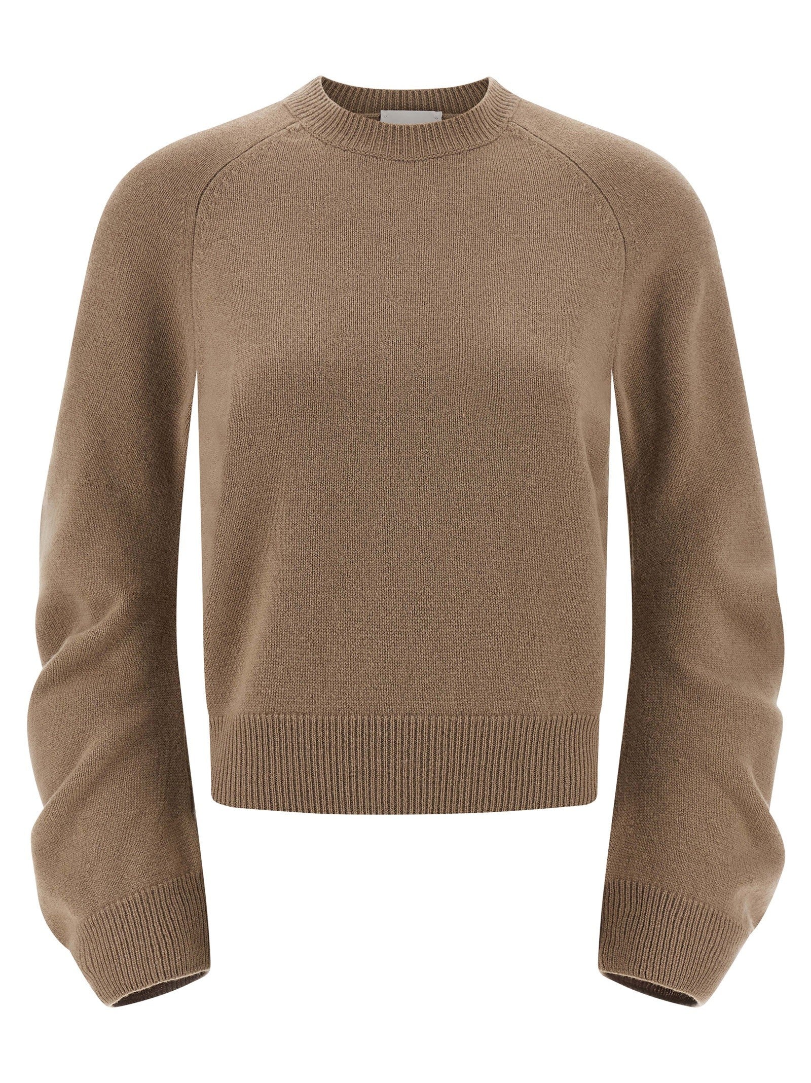 Nude Lucy Curved Sleeve Sweater Beige