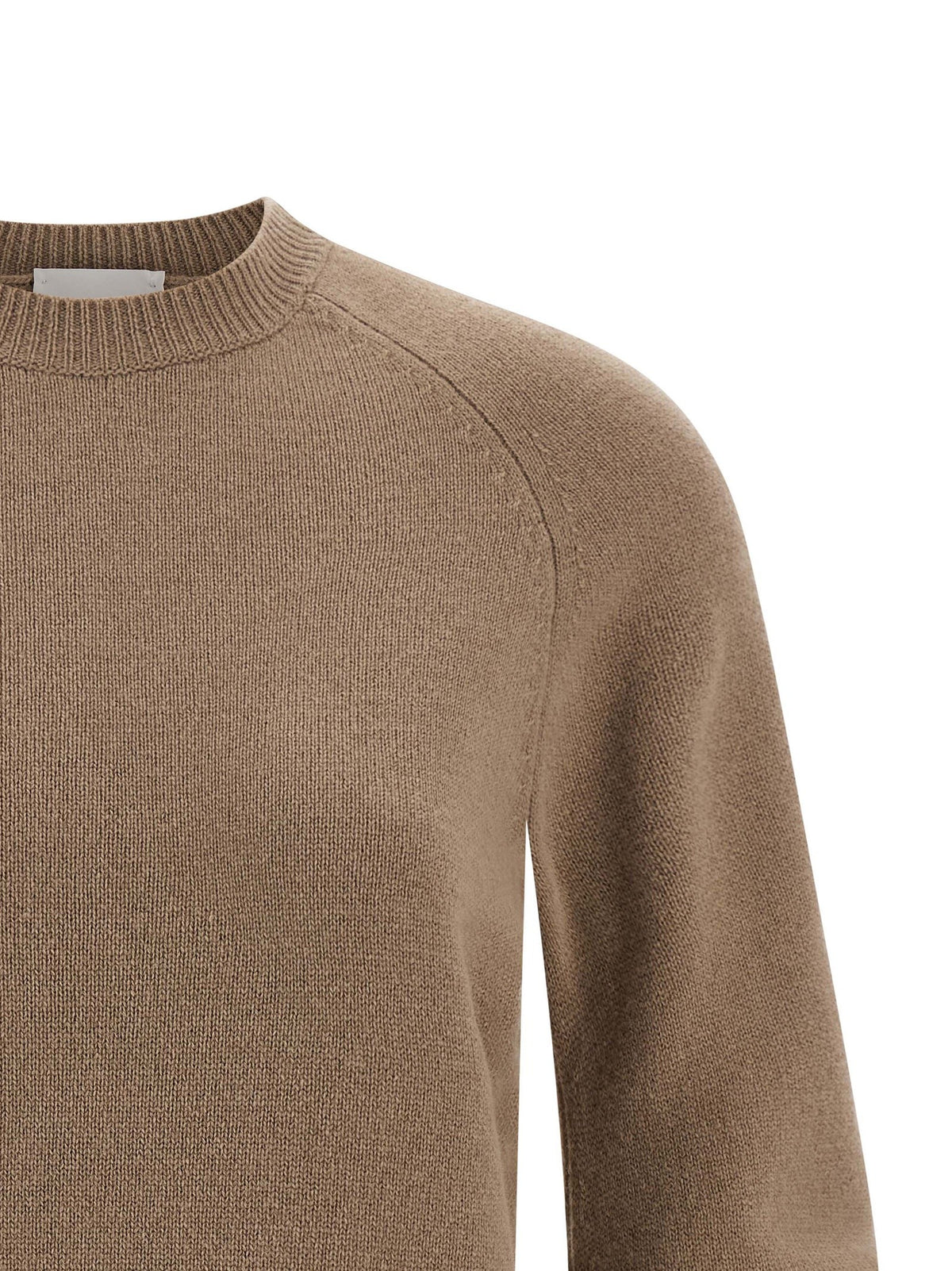Nude Lucy Curved Sleeve Sweater Beige, view 3