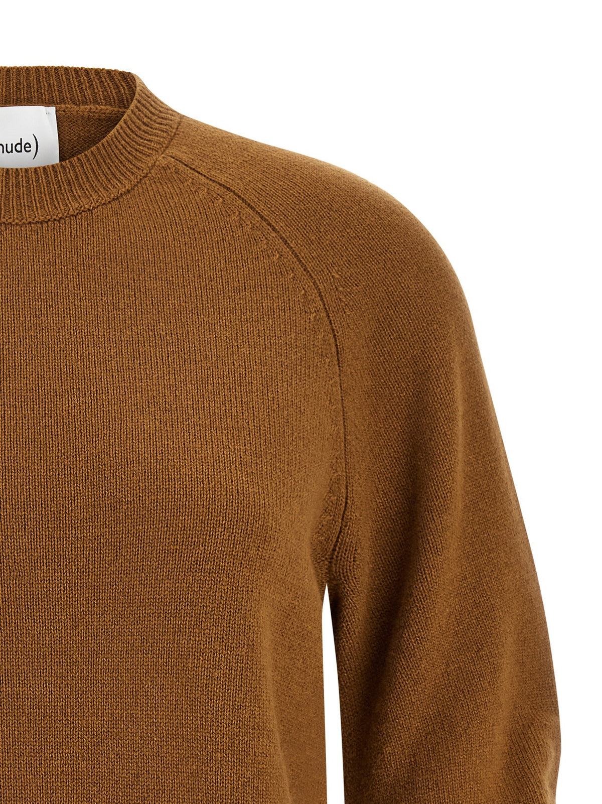 Nude Lucy Curved Sleeve Sweater Brown, view 3
