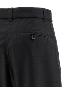 Lemaire Curved Tailored Pants Black