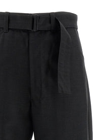 Lemaire Curved Tailored Pants Black