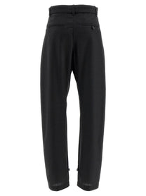 Lemaire Curved Tailored Pants Black