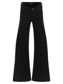 Balenciaga Curved Waist Jeans Black