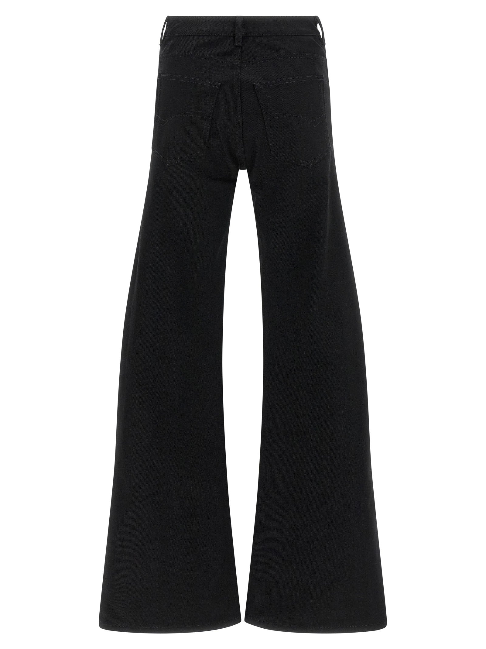 Balenciaga Curved Waist Jeans Black