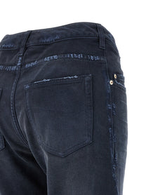 Balenciaga Curved Waist Jeans Blue