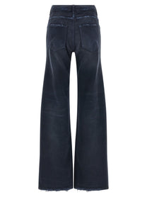 Balenciaga Curved Waist Jeans Blue