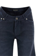 Balenciaga Curved Waist Jeans Blue, view 3