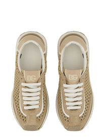 Dolce &amp; Gabbana Men's Cushion Sneaker Beige