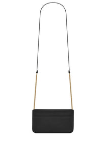 Saint Laurent Women's Custodia per Smartphone Cassandre Black, view 2