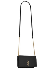 Saint Laurent Women's Custodia per Smartphone Cassandre Black, view 3