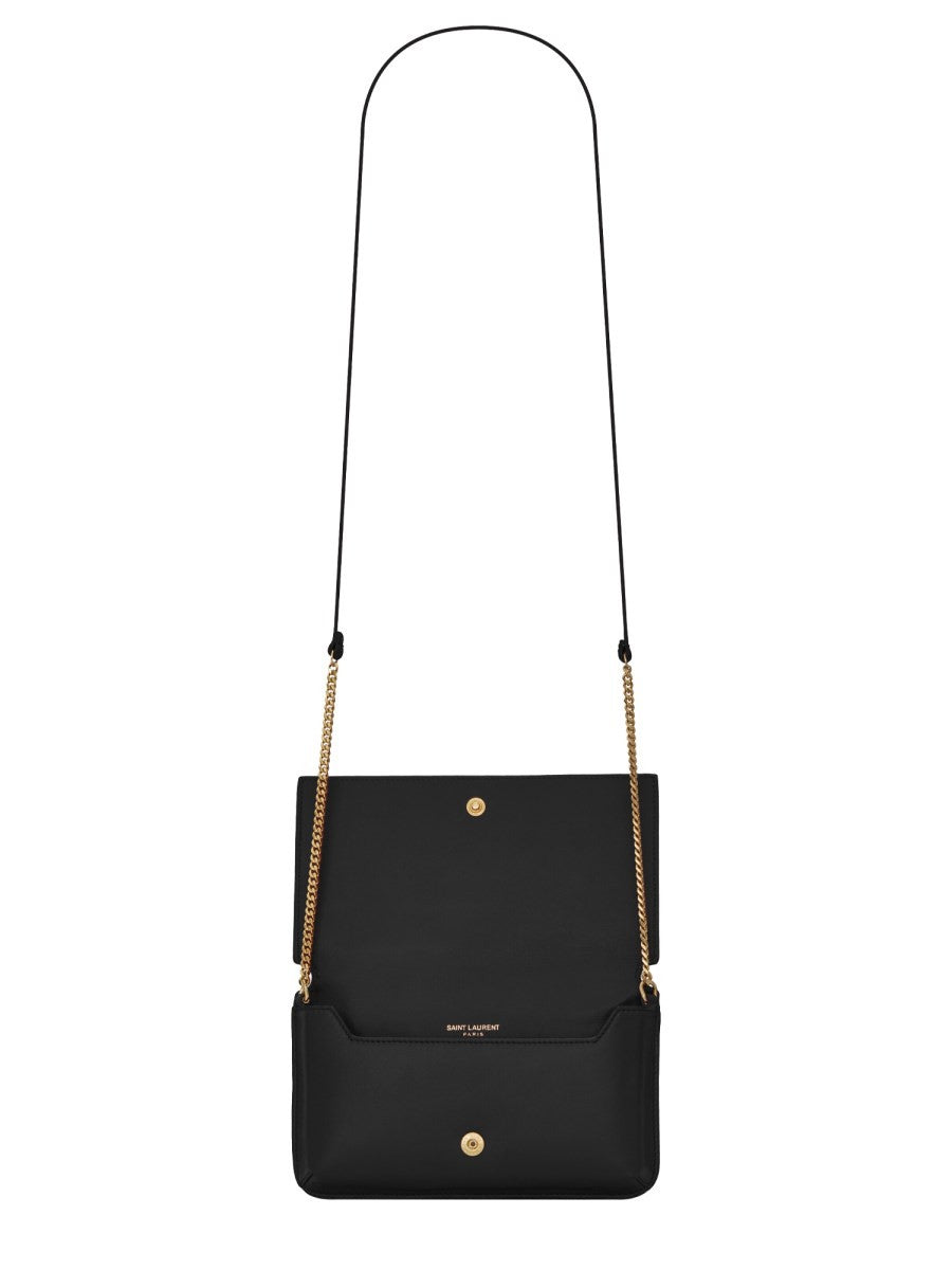 Saint Laurent Women's Custodia per Smartphone Cassandre Black, view 4