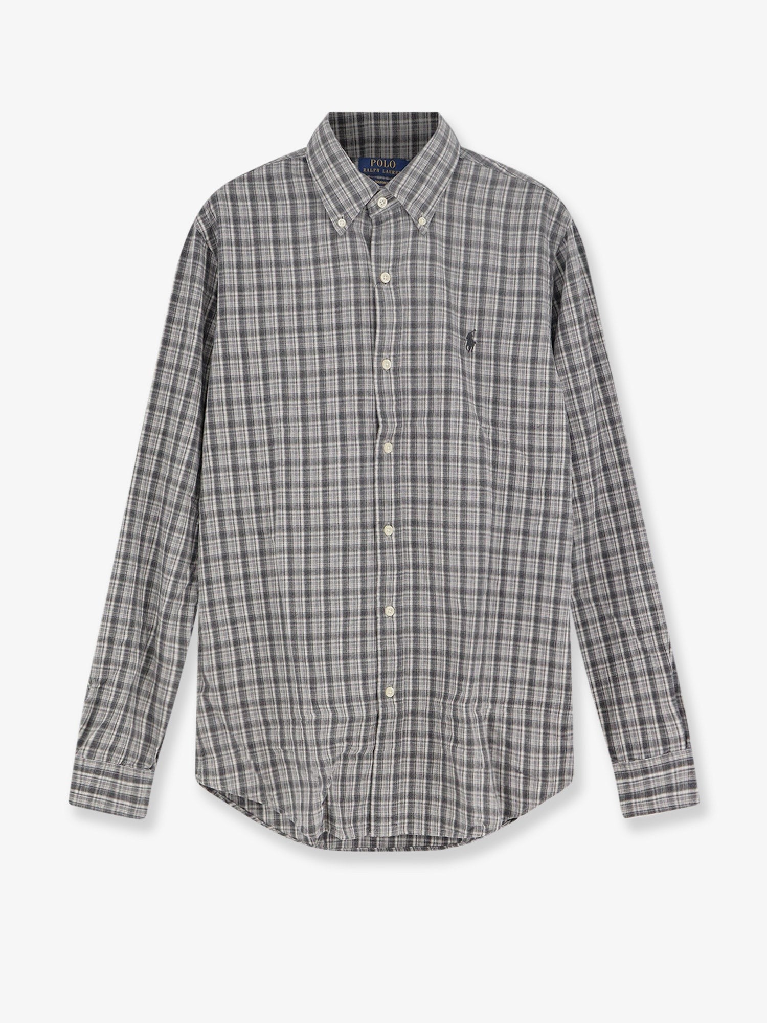 Polo Ralph Lauren Men's Custom Fit Cotton Shirt Grey