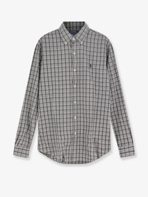 Polo Ralph Lauren Men's Custom Fit Cotton Shirt Grey