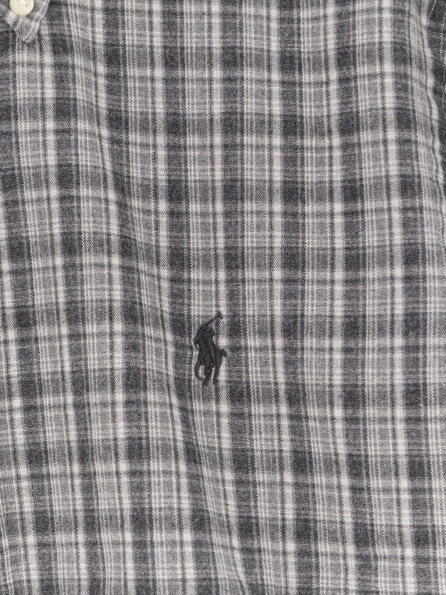 Polo Ralph Lauren Men's Custom Fit Cotton Shirt Grey
