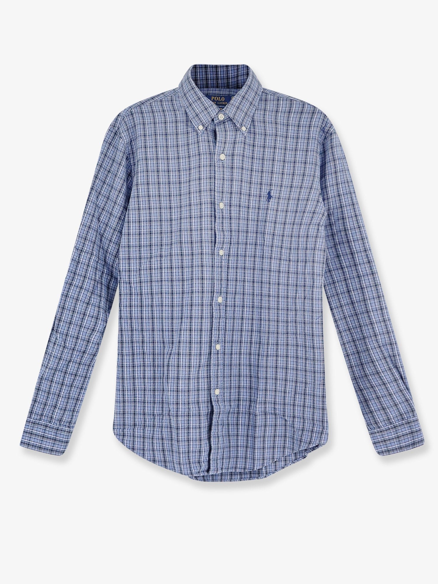 Polo Ralph Lauren Men's Custom Fit Cotton Shirt Blue