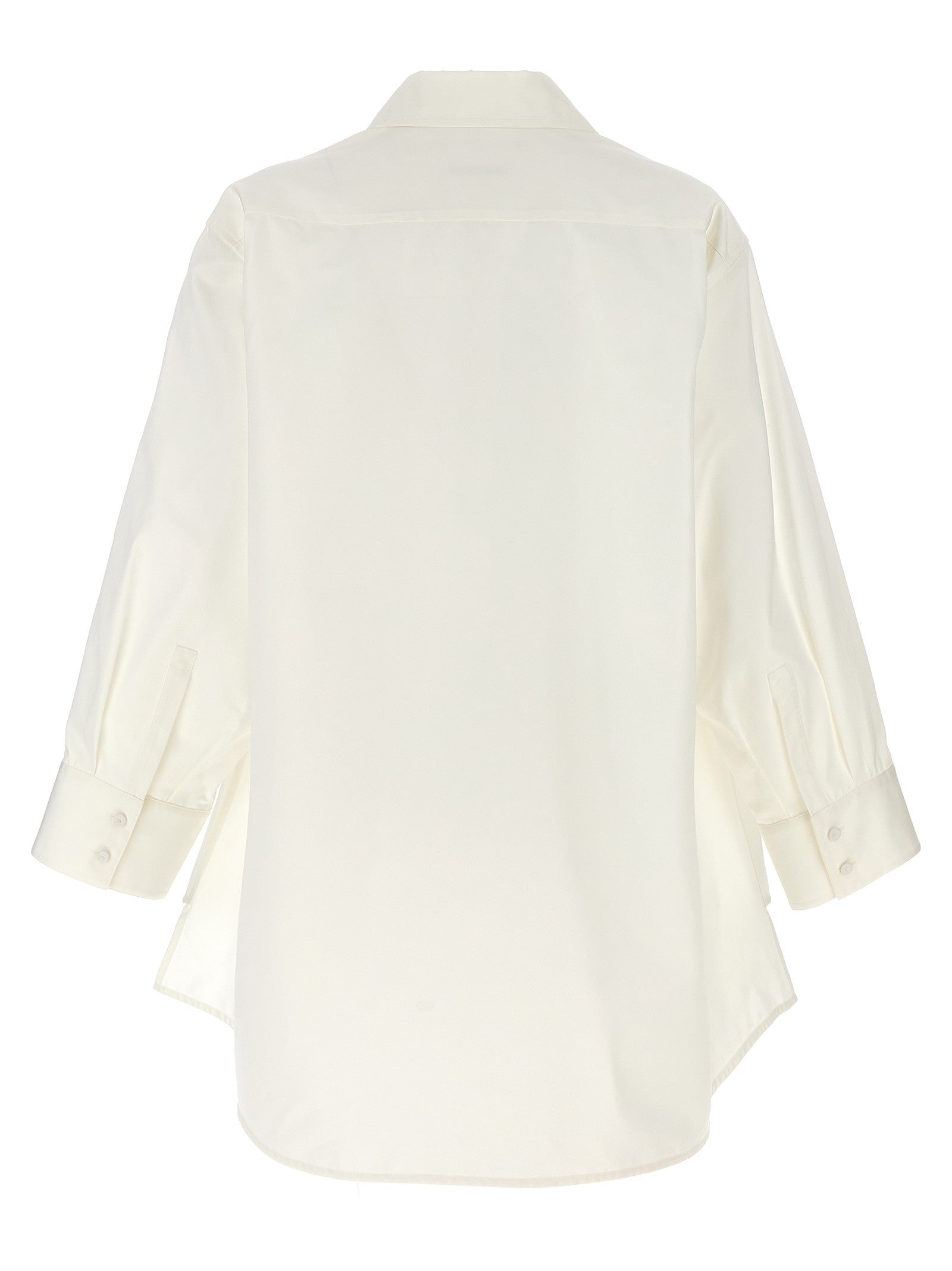 Jil Sander Cut Out Armhole Shirt White