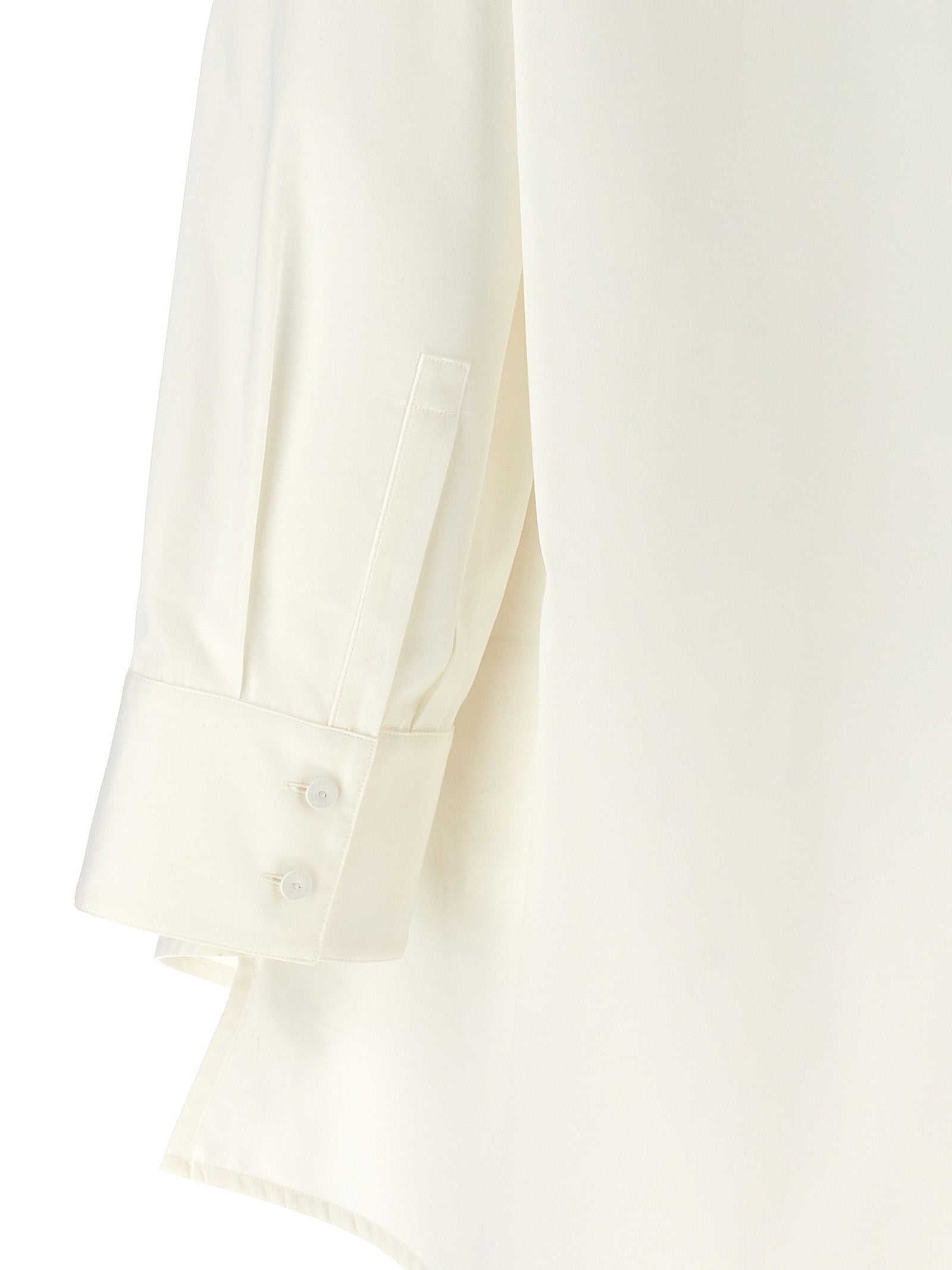 Jil Sander Cut Out Armhole Shirt White