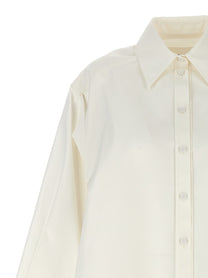Jil Sander Cut Out Armhole Shirt White