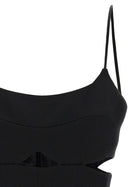 Victoria Beckham Cut Out Cami Top Black, view 3