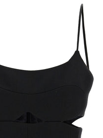 Victoria Beckham Cut Out Cami Top Black