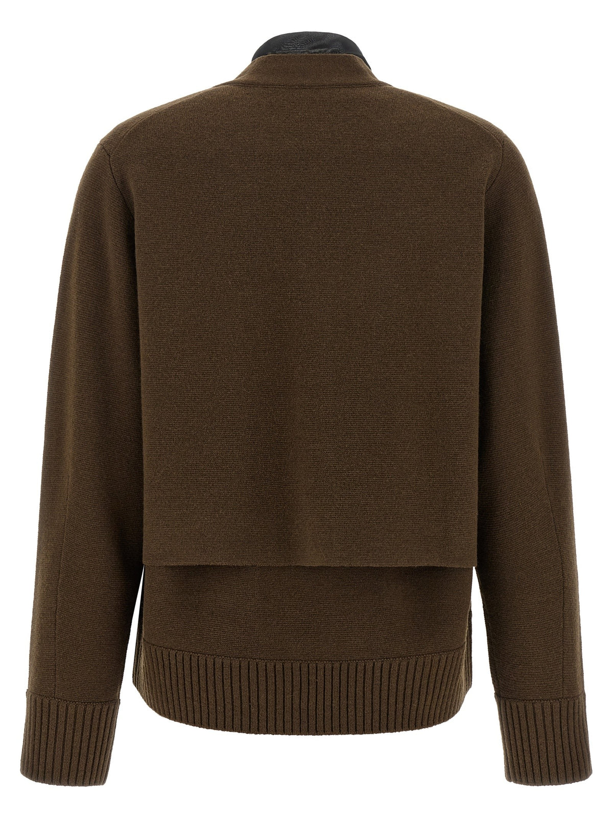 Sacai Cut Out Cardigan Brown, view 2