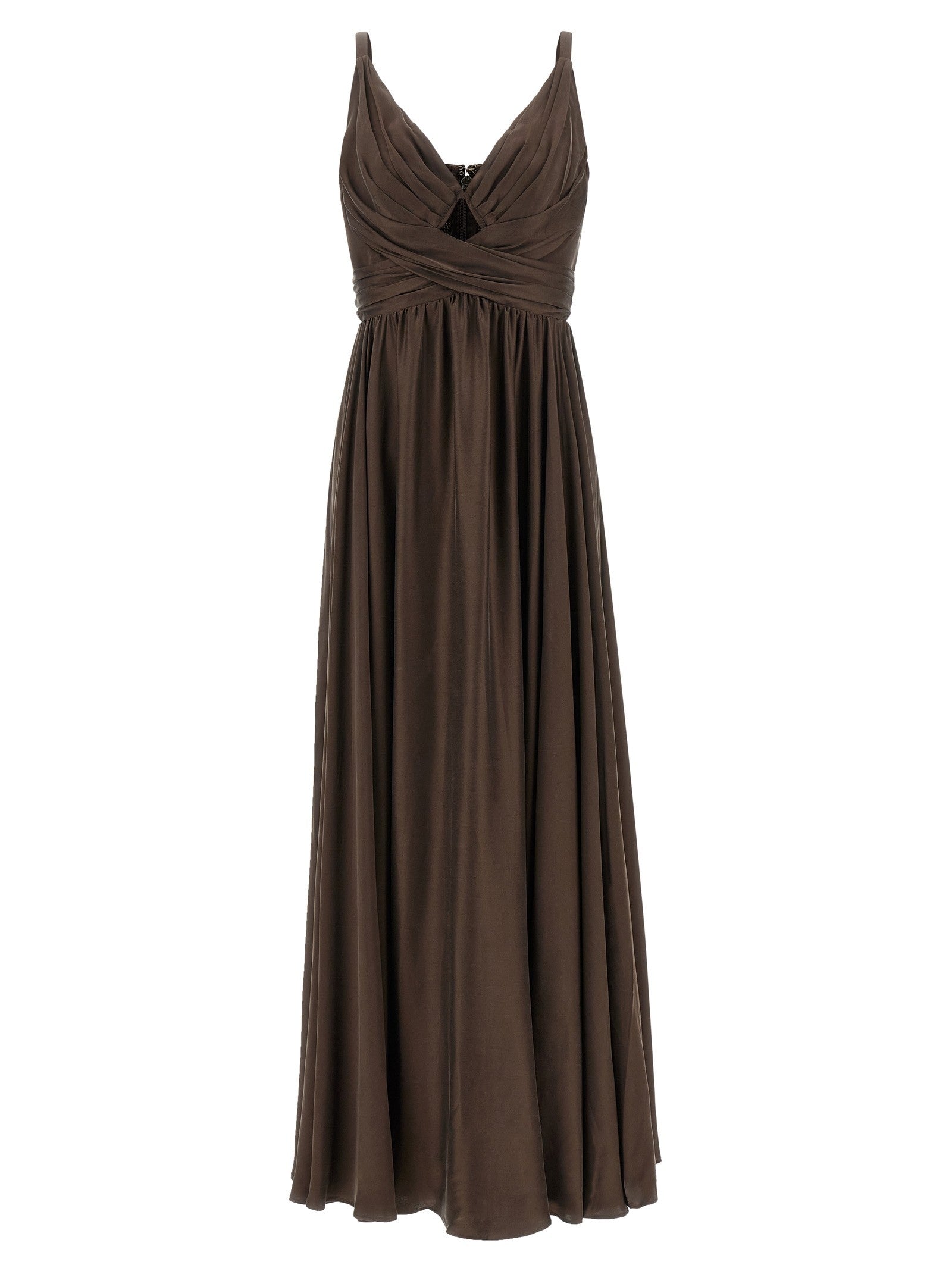 Zimmermann Cut Out Dress Brown