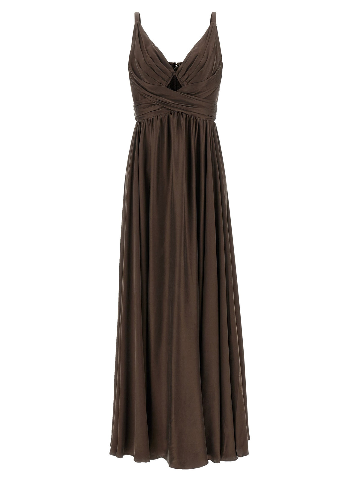 Zimmermann Cut Out Dress Brown