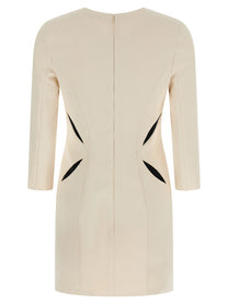 Elisabetta Franchi Cut Out Dress White