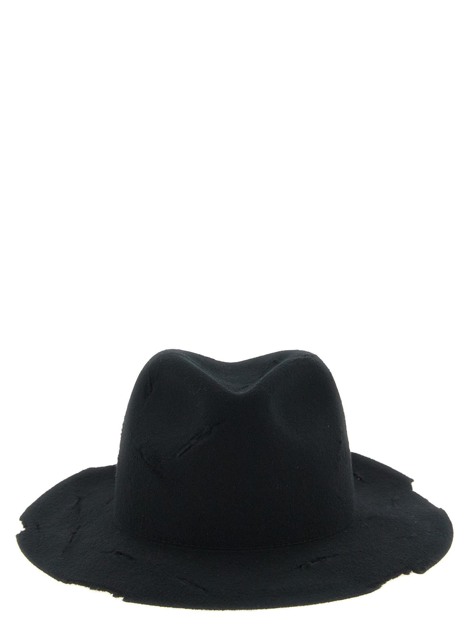 Yohji Yamamoto Cut Out Hat Black