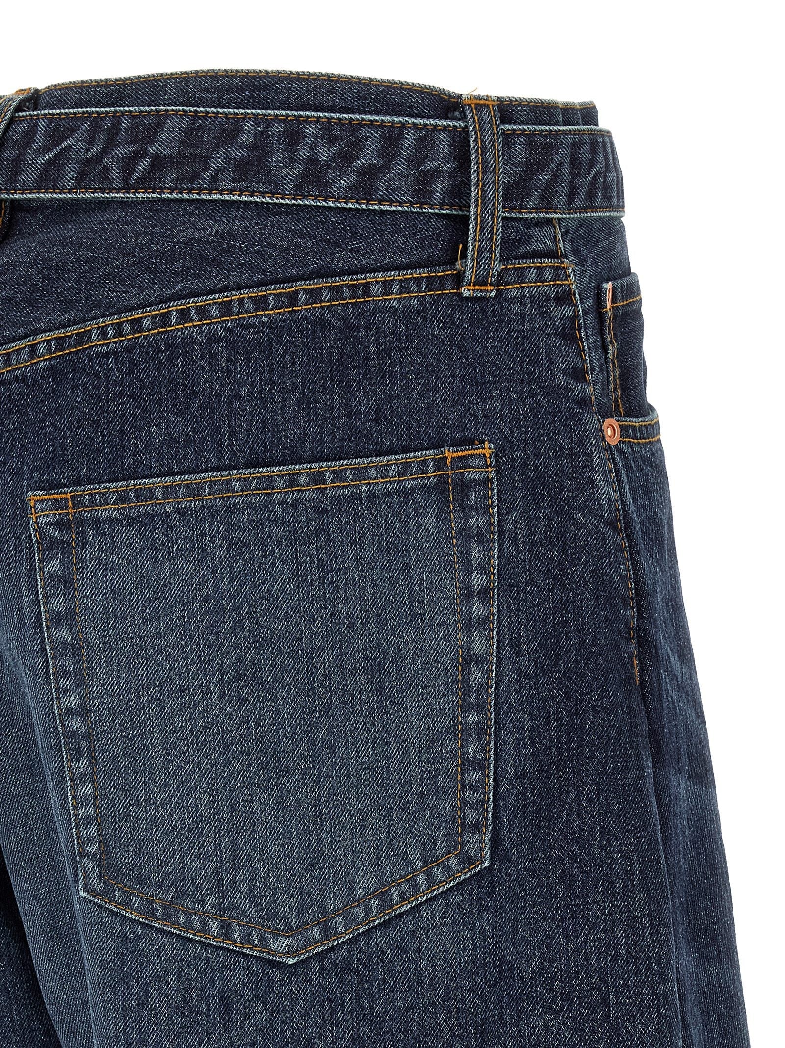 Sacai Cut Out Jeans Blue