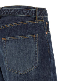 Sacai Cut Out Jeans Blue