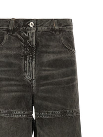 The Attico Cut Out Jeans Black