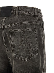 The Attico Cut Out Jeans Black
