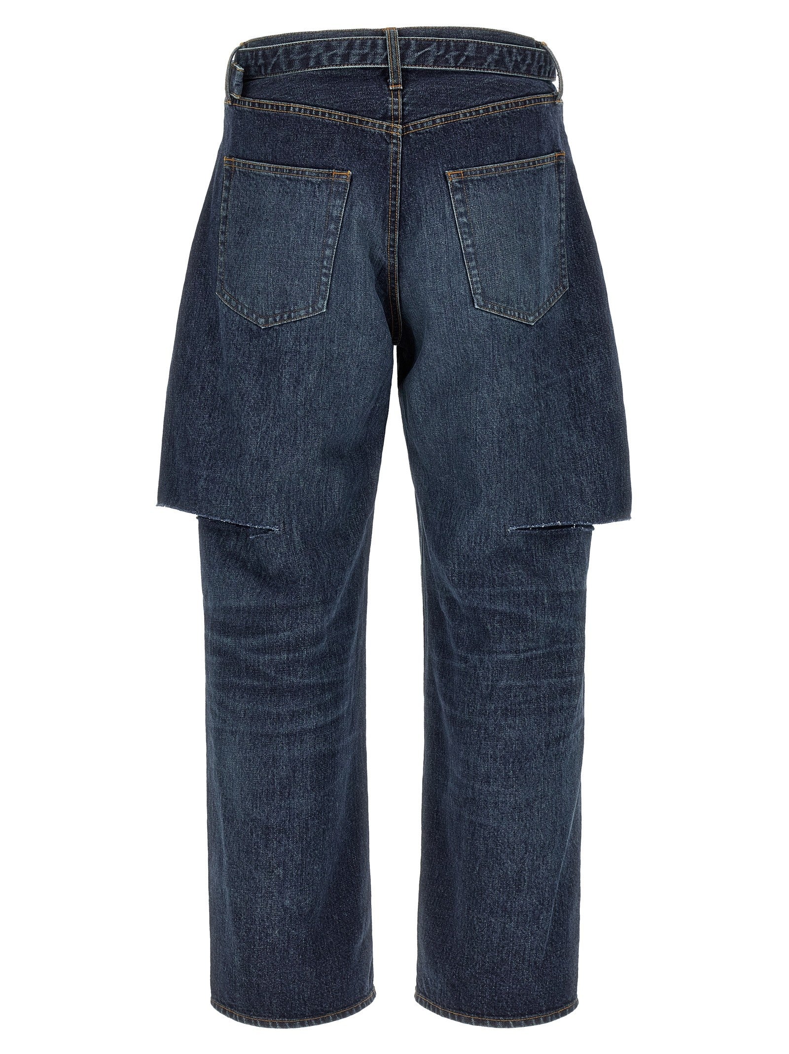 Sacai Cut Out Jeans Blue
