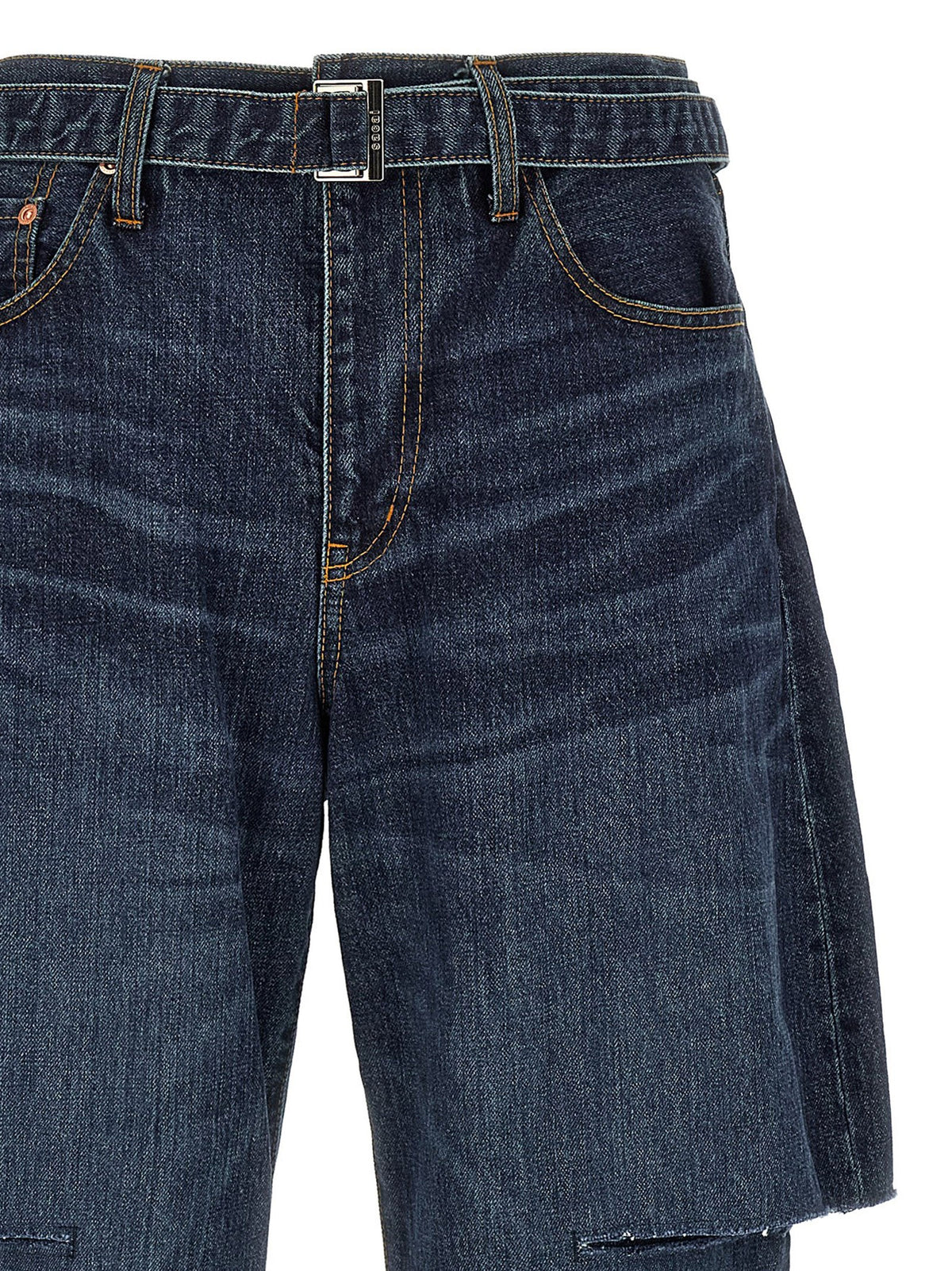 Sacai Cut Out Jeans Blue, view 3