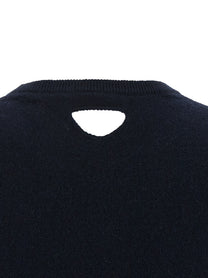 PRADA Cut Out Sweater Blue