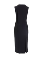 Versace Cut Out Midi Dress Black, view 2