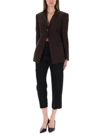 Helmut Lang Women's Cutaway Blazer Brown