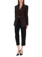 Helmut Lang Women's Cutaway Blazer Brown, view 2