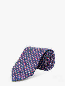 Ferragamo Men's Cyrus Silk Tie Blue